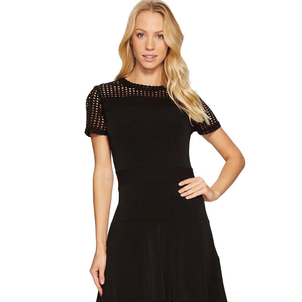 Michael Kors | Black mesh dress